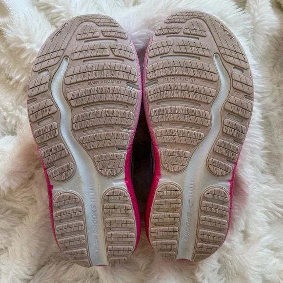 Brooks Empower Her Ghost Max 2 Running Shoe Sport Fuchsia/Orchid/White Sz 10 - Picture 11 of 14